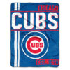 Chicago Cubs Blanket 46×60 Raschel Structure Design Rolled