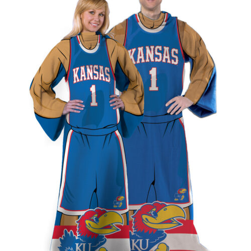 Kansas Jayhawks Blanket 48×71 Comfy Throw Player Design