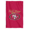 San Francisco 49ers Blanket 54×84 Sweatshirt Script Design