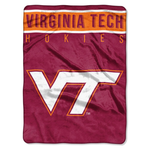 Virginia Tech Hokies Blanket 60×80 Raschel Basic Design