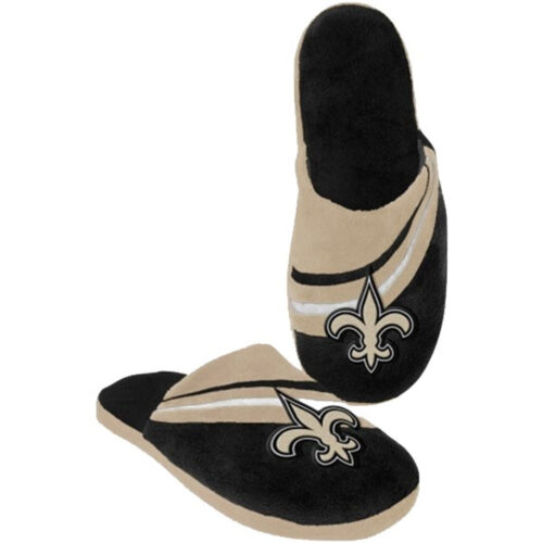 New Orleans Saints Slipper – Big Logo Stripe – (1 Pair) – L