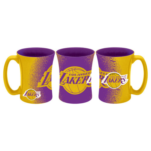 Los Angeles Lakers Coffee Mug 14oz Mocha Style