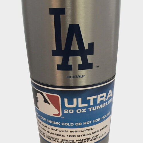 Los Angeles Dodgers Travel Tumbler 20oz Ultra Silver CO