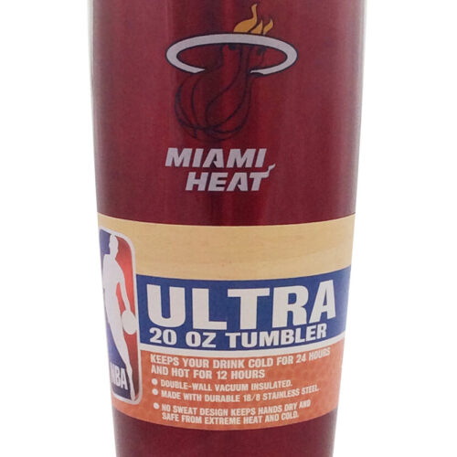 Miami Heat Travel Tumbler 20oz Ultra Red CO