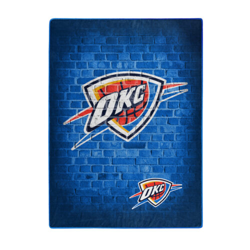 Oklahoma City Thunder Blanket 60×80 Raschel Street Design – Special Order