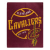 Cleveland Cavaliers Blanket 50×60 Raschel Blacktop Design – Special Order