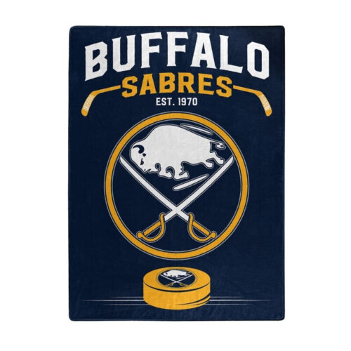 Buffalo Sabres Blanket 60×80 Raschel Inspired Design