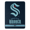 Seattle Kraken Blanket 46×60 Micro Raschel Breakaway Design Rolled