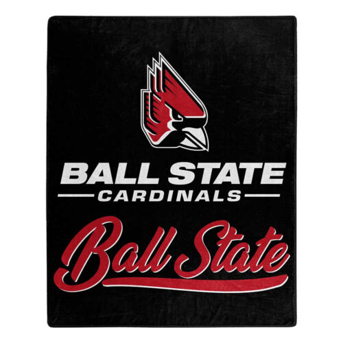 Ball State Cardinals Blanket 50×60 Raschel Signature Design