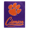 Clemson Tigers Blanket 50×60 Raschel Signature Design