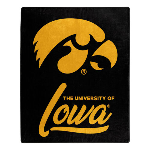 Iowa Hawkeyes Blanket 50×60 Raschel Signature Design