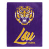 LSU Tigers Blanket 50×60 Raschel Signature Design