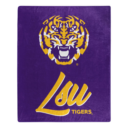 LSU Tigers Blanket 50×60 Raschel Signature Design