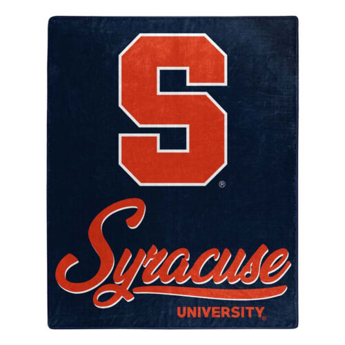 Syracuse Orange Blanket 50×60 Raschel Signature Design