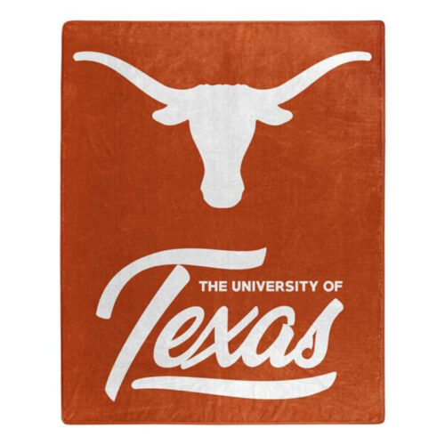 Texas Longhorns Blanket 50×60 Raschel Signature Design