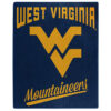 West Virginia Mountaineers Blanket 50×60 Raschel Signature Design