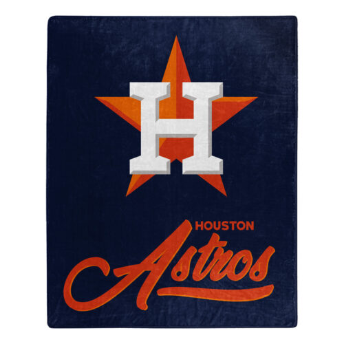 Houston Astros Blanket 50×60 Raschel Signature Design