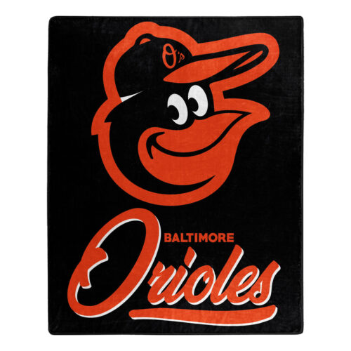 Baltimore Orioles Blanket 50×60 Raschel Signature Design