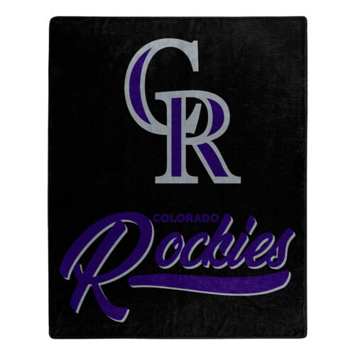 Colorado Rockies Blanket 50×60 Raschel Signature Design