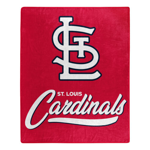 St. Louis Cardinals Blanket 50×60 Raschel Signature Design