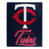 Minnesota Twins Blanket 50×60 Raschel Signature Design