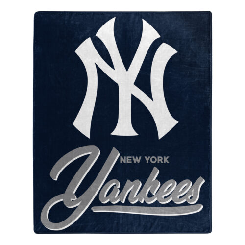 New York Yankees Blanket 50×60 Raschel Signature Design