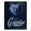 Memphis Grizzlies Blanket 50×60 Raschel Signature Design