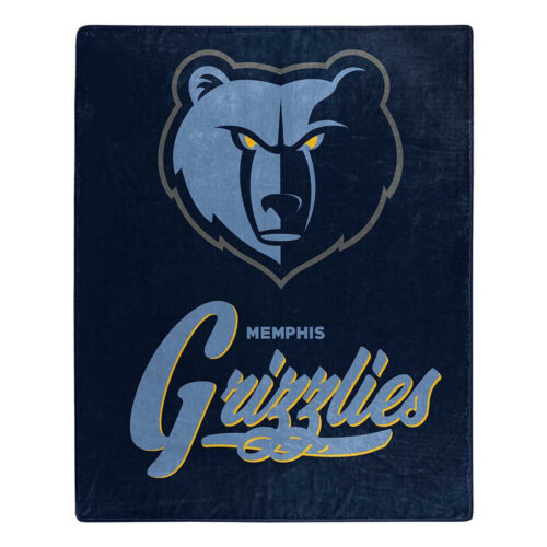 Memphis Grizzlies Blanket 50×60 Raschel Signature Design