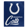 Indianapolis Colts Blanket 50×60 Raschel Signature Design