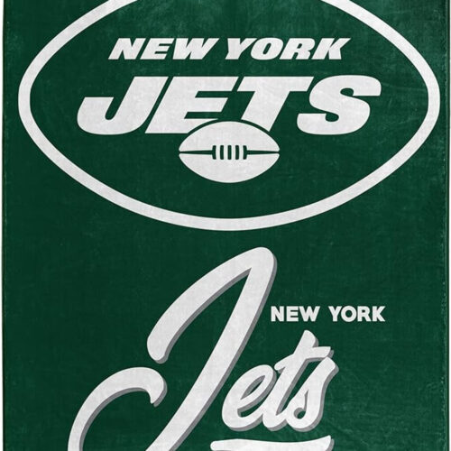 New York Jets Blanket 50×60 Raschel Signature Design