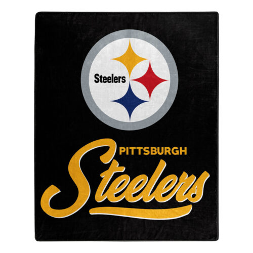 Pittsburgh Steelers Blanket 50×60 Raschel Signature Design