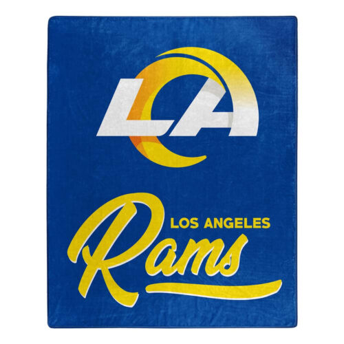 Los Angeles Rams Blanket 50×60 Raschel Signature Design