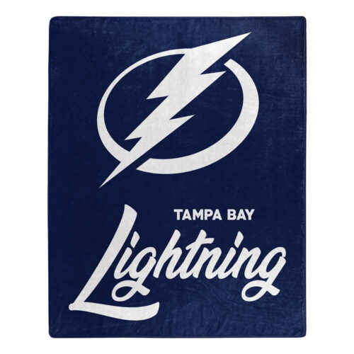 Tampa Bay Lightning Blanket 50×60 Raschel Signature Design