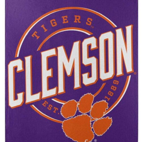 Clemson Tigers Blanket 50×60 Fleece Campaign Design