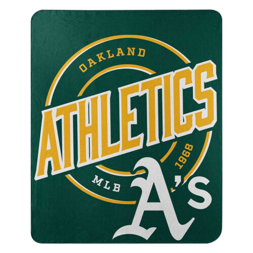 Oakland Athletics Blanket 50×60 Fleece Campaign Design