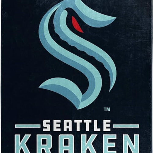 Seattle Kraken Blanket 50×60 Raschel Signature Design