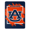 Auburn Tigers Blanket 46×60 Micro Raschel Dimensional Design Rolled