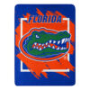 Florida Gators Blanket 46×60 Micro Raschel Dimensional Design Rolled