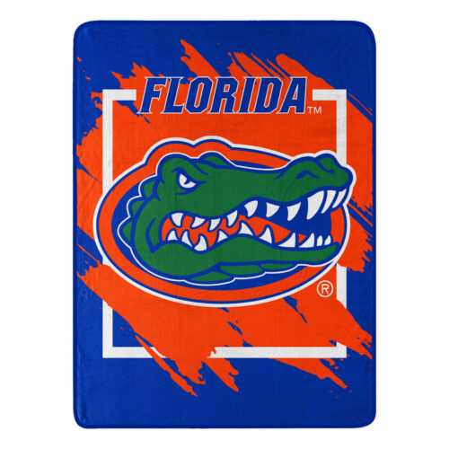 Florida Gators Blanket 46×60 Micro Raschel Dimensional Design Rolled