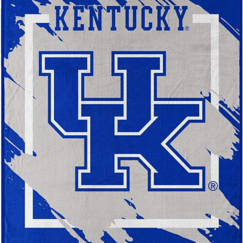 Kentucky Wildcats Blanket 46×60 Micro Raschel Dimensional Design Rolled