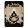 Purdue Boilermakers Blanket 46×60 Micro Raschel Dimensional Design Rolled