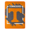 Tennessee Volunteers Blanket 46×60 Micro Raschel Dimensional Design Rolled