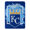 Kansas City Royals Blanket 46×60 Micro Raschel Dimensional Design Rolled