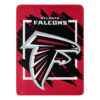 Atlanta Falcons Blanket 46×60 Micro Raschel Dimensional Design Rolled