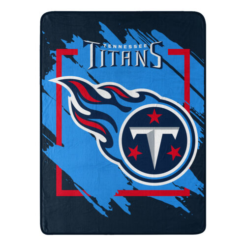 Tennessee Titans Blanket 46×60 Micro Raschel Dimensional Design Rolled