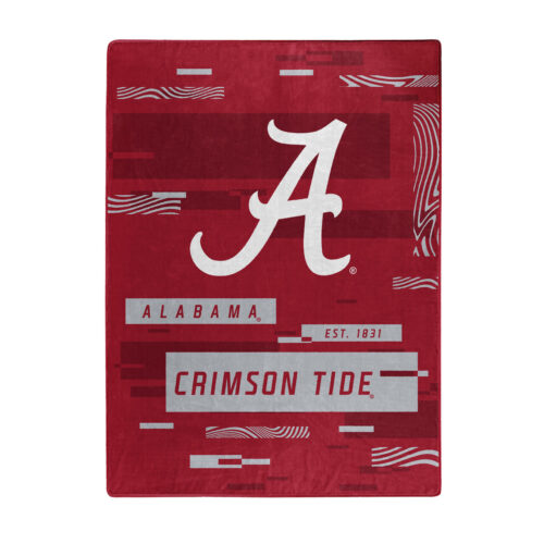 Alabama Crimson Tide Blanket 60×80 Raschel Digitize Design