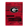 Georgia Bulldogs Blanket 60×80 Raschel Digitize Design