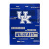 Kentucky Wildcats Blanket 60×80 Raschel Digitize Design