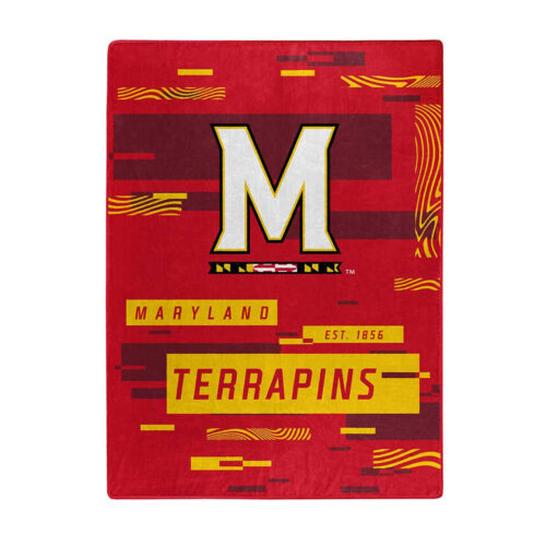 Maryland Terrapins Blanket 60×80 Raschel Digitize Design