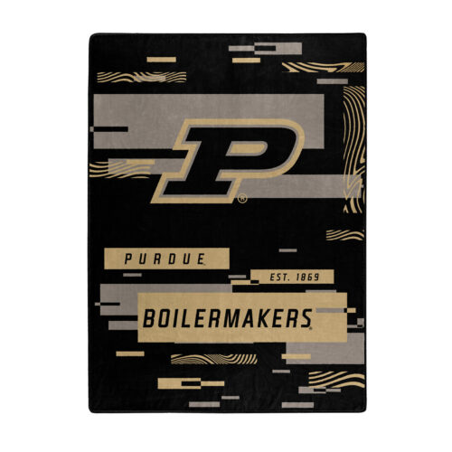 Purdue Boilermakers Blanket 60×80 Raschel Digitize Design